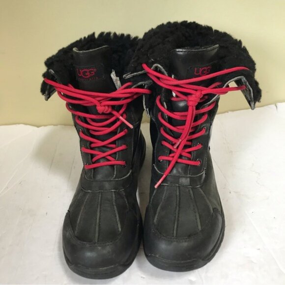 UGG Butte Adirondack Waterproof Winter Leather Shearling Boot Vibram Unisex 8 - Picture 14 of 16